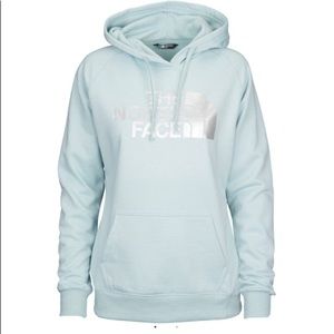 North Face Pullover hoodie size S US. Silver logo.